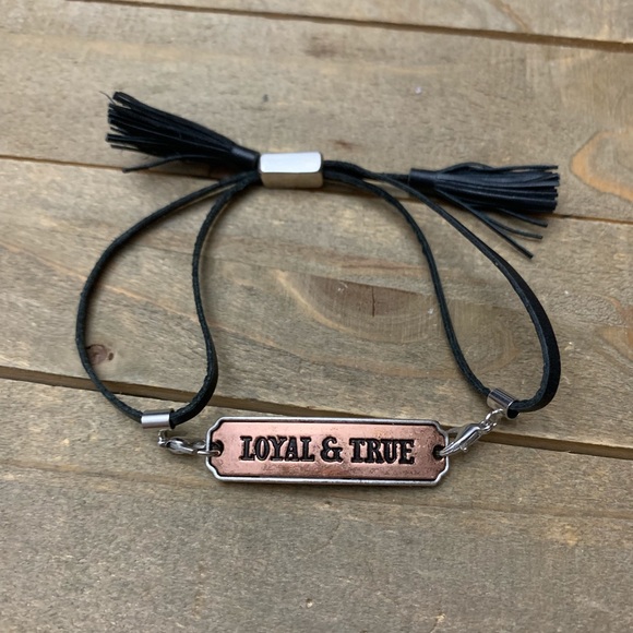 handmade Jewelry - 3 for $25 Loyal & True Adjustable Bracelet